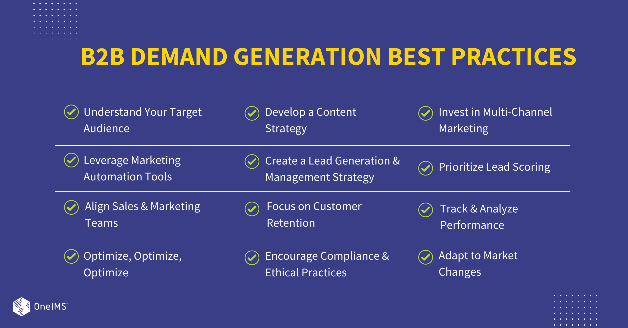 Demand Generation Best Practices for B2B